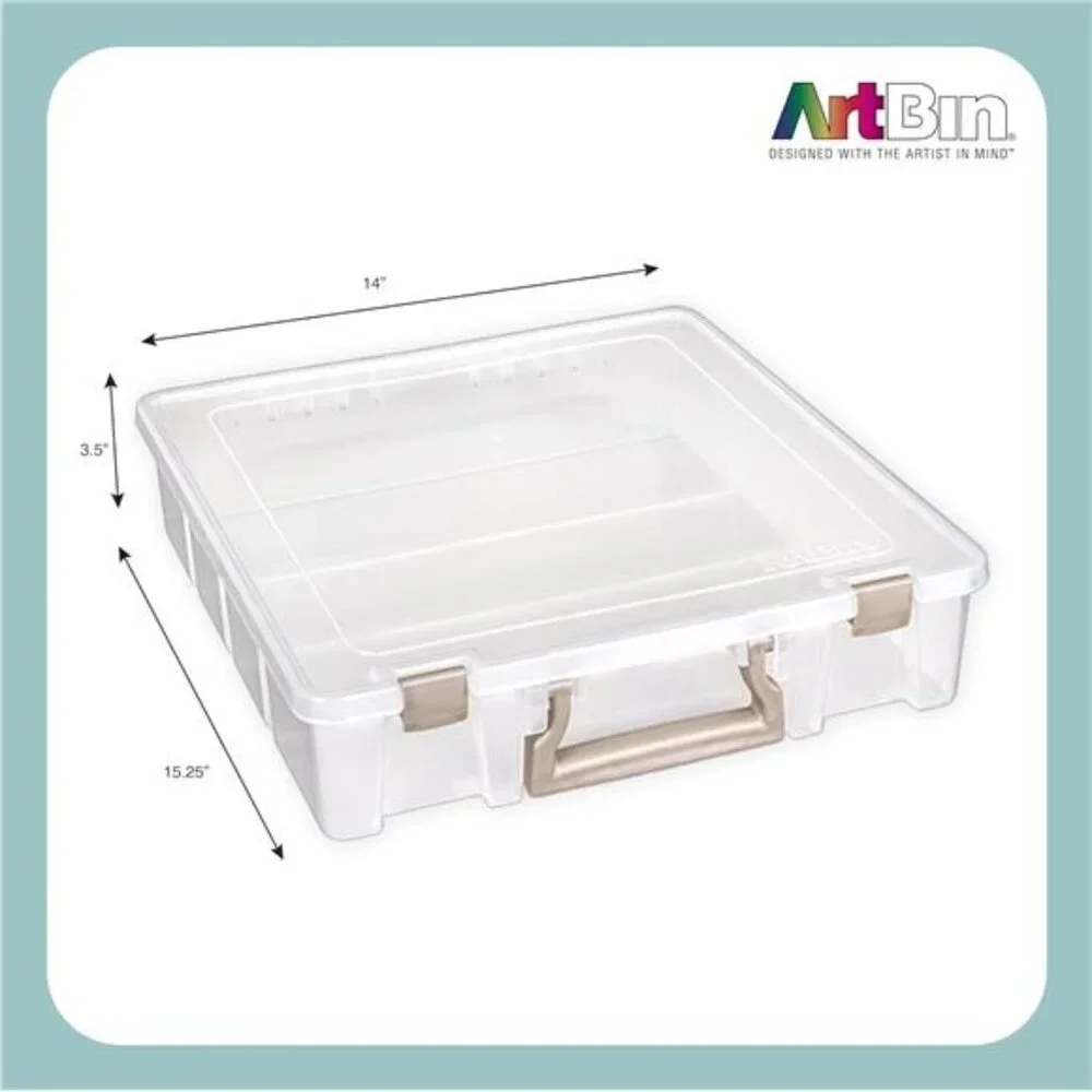 Super Satchel 1 Compartment Box Clear Craft Organizer Storage Case